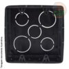 Caixa de luz embutir 4x4 quadrado reforçado preto - Tigre - Imagem 2