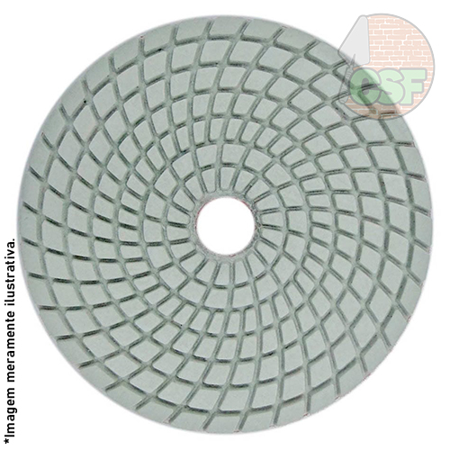 Disco diamantado de polimento brilho dágua G100 - Cortag - Imagem 2