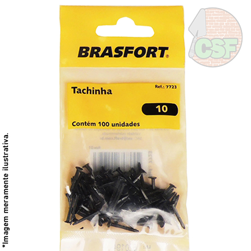 Tachinhas Nº10 cartela com 100und - Brasfort - Imagem 2