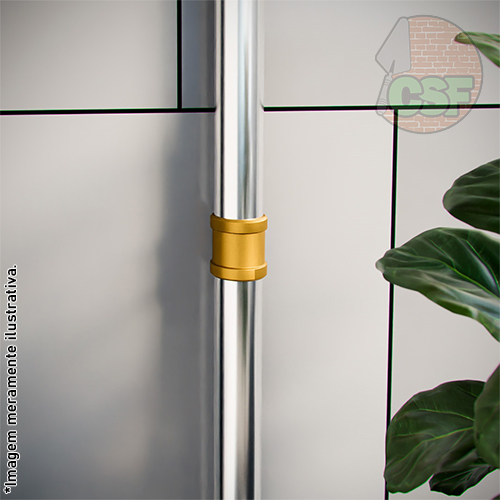 Luva de latão rosca 1/2" - Blukit - Imagem 2