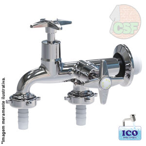 Torneira cozinha e máquina de lavar 1/4 de volta cs-23 - Ico Metais