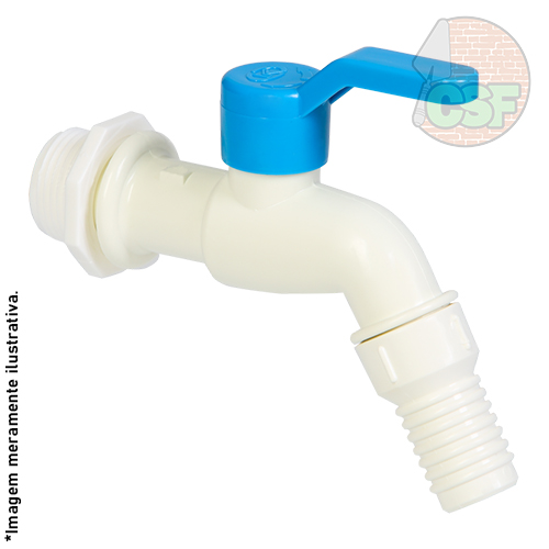 Torneira de esfera para jardim ou tanque em PVC - Krona